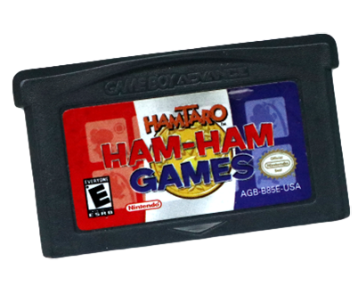 Hamtaro and the Ham-Ham Games GBA cartridge